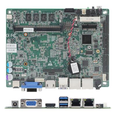 China Gemini Lake J4105 J4125 Placa base de 3,5 y 4 pulgadas Cuatro nucleoss 6 COM 2 LAN Fanless Industrial en venta