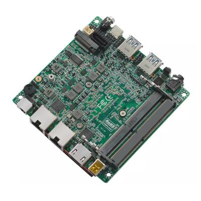 China RS232 COM industrial Dual Lan placa-mãe 11º Celeron 6305 CPU NUC 4K display à venda