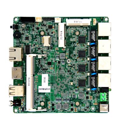 Cina Quad Core J1900 Nano Size Firewall Scheda madre per computer Sicurezza di rete 4 LAN in vendita