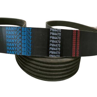 China Poly-V Belt 4470mm P.M. Automotive Multi-Ribbed Industrial Belt Wholesale for sale