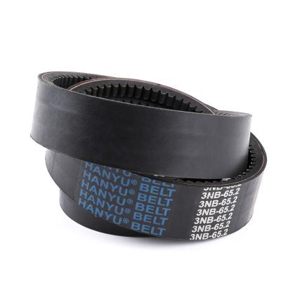 China 3 Automotive Combined CR/EPDM Rubber Cogged Cogged Belt Conveyor Jointed V Belts For Agricultural Industrial Machinery for sale