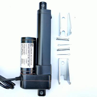 China 3000N 12v 24v DC Motor IP65 1000N 300mm Stroke High Force Electric Linear Actuator 2000N Drip-proof Electric Push Rod for sale