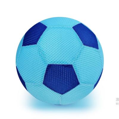 China Sports Toy No Noise Pvc Inflatable Football Toy Ball Cheap Mesh Balls for sale