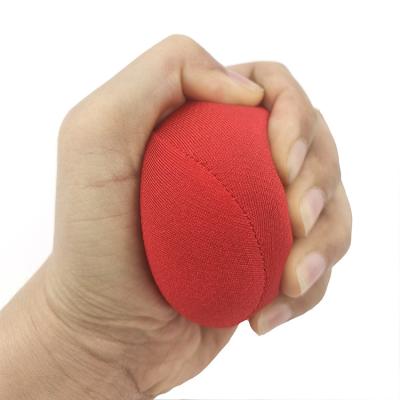 China Sports Toy Fabric Stress Ball Coated Tpr Gel Inside Anti Stress Ball For Hand Therapy for sale