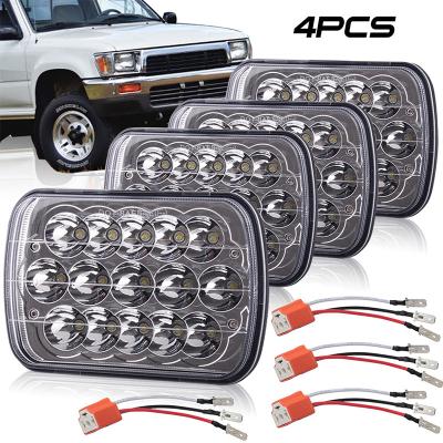 China High Low Beam 5x7 Waterproof 7x6 Dot Truck Approved 5x7 LED Rectangular Off Road Truck etc Headlight. led headlights for sale