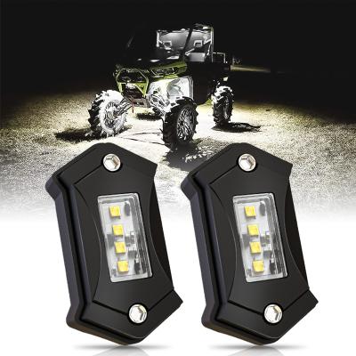 China Boat's Waterproof Rock Lights Etc. Off Road Truck ATV UTV RZR Motorcycle Lights Led Rock High Quality White Led Lights For Motorbike Etc. boat 4x4 truck ATV SUV UTV for sale