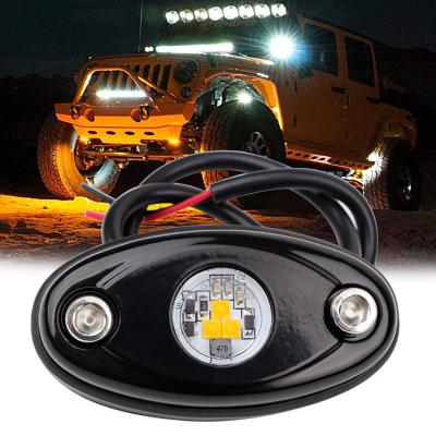 China The boat etc. Off Road Truck ATV UTV RZR Motorcycle Aurora Led Rock Lights Underglow Lights Led Underbody Rock Light For Truck Car 4x4 ATV UTV SUV CAN-AM for sale