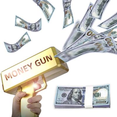 China Toy Funny Outdoor Banknote Gun Holiday Rain Money Gun Toys Cash Shooter Money Dispenser for Birthday Wedding Christmas Party Supplies for sale