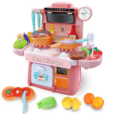 China Toy Kitchen Play Set Factory Direct Sales Chef Mini Kitchen Toys Children Play Family Room Preschool Toy for sale