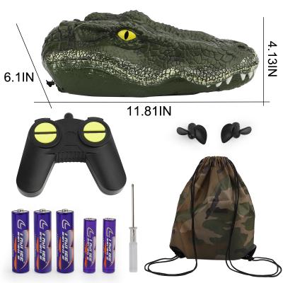 China 2.4GHz Crocodile Toy Waterproof 50M Distance Electric Boat Remote Control Toy for sale