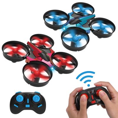 China Hot Sales Amazon Auto Return One Head Return Drone Mini RC Drone Ufo 360 Degree Rotation Remote Control Drone Toy for sale