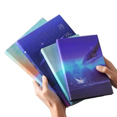 China Retro Hardcover Notebook 32K Color Pages Notebook Diary Planner Diary Planner Enrolls School Notebook Paper Custom for sale