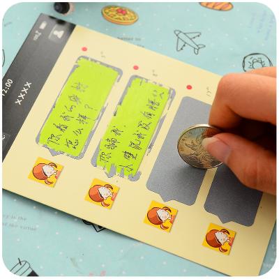 China Customized Templates Custom Printed Greeting / Gift / Business Card / Scratch Off Paper Card Printing Service for sale