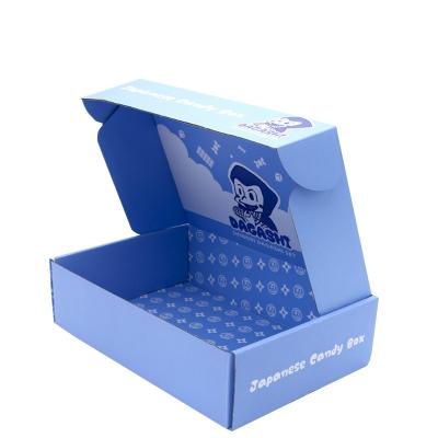 China Custom Eco Friendly Corrugated Packaging Materials Color Print Recycled Paper Airplane Boxes Wig Box for sale