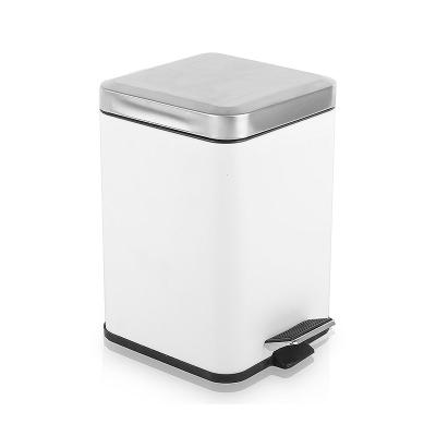 중국 Sustainable Trash Can Kitchen 3L 5L Bathroom Waste Bin Waste Bin Stainless Steel Pedal Trash Can 판매용