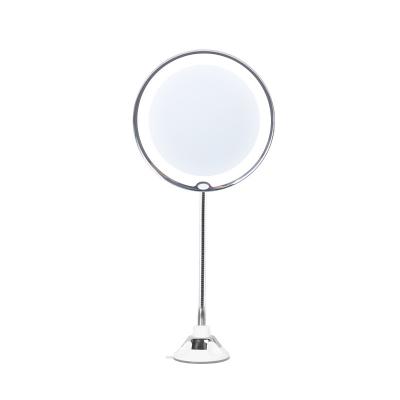 Chine Magnifying LED Bathroom Wall Mounted Mirror With Suction Cup 360 Rotating Cosmetic Mirror à vendre