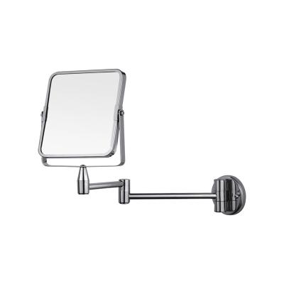 중국 2-Face Aemaxx Bathroom Metal Wall Mounted Square Double Side Makeup Mirror 판매용