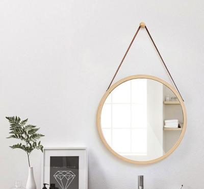 Chine Modern Minimalist Fashion Style Gold Wall Mirrors Home Decor Round Mirror Wall Hanging Mirror à vendre