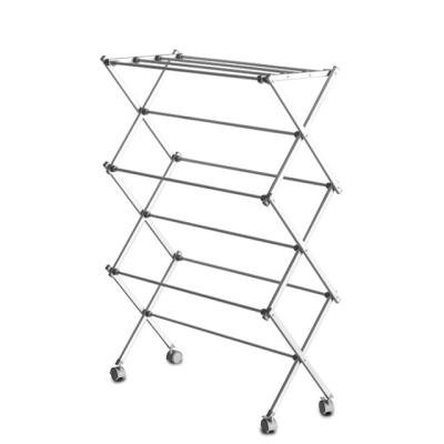 China Have Wheels Heavy Duty High Quality Bathroom Accessories Cross Design Towel Rack Free Folding Towel Rack for sale