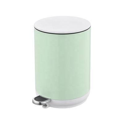 中国 New Products Sustainable Waste Bin Metallic Waste Bin Kitchen And Bathroom With Pedal Soft Closing Online Bin Best Seller 販売のため