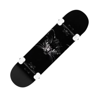 China Adult Foerstine Maple Skate Board Patineta Patinaje Acrobatico Deck White Canadian Hard Skateboard for sale