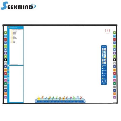 China DViT Teaching Dual-Touch Interactive Whiteboard with Free Thinkview Edukit Software for Teaching and Meeting for sale