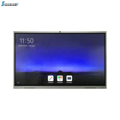 China SEEKMIND Meeting 65 75 86 98 Inch 4k UHD Infrared Multi Touch Video Conferencing Led Display Touch Screen Monitor Interactive Flat Panel for sale