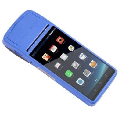 China Outdoor Portable 4G Data Collector Rugged Printing Bill Mobile Handheld POS Devices For Logistics 16G for sale