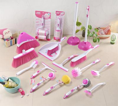 China Plastic Brush hair brush toliet brush dustpan with brush dustpan with broom plastic broom for sale