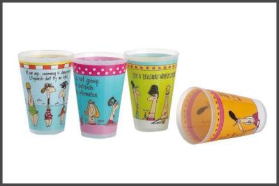 China Plastic promotion cup plastic cup plastic measure cup plastic drinking cup for sale