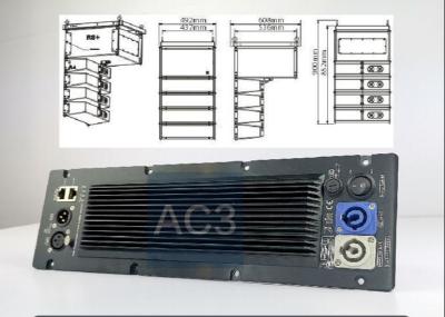 China Zwarte van de de Lijnserie van AC3 Actieve van de de Sprekersmacht de Versterkermodule Te koop