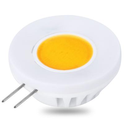 China Indoor using good quality ceramic 3W g4 led with back pin COB GU4 led dc 12v AC G4 LED bulb G4 led 220v lamp 110V Dimmable 10-30V 24V dim 6V for sale