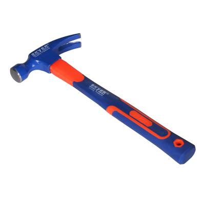 Κίνα Claw Hammer 500g 65% Fiberglass Handle Powder Coated Straight Claw Hammer προς πώληση