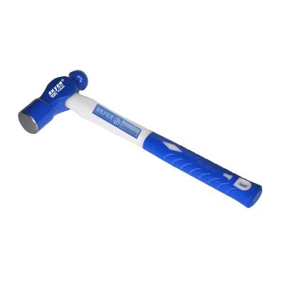 China Ballpein Hammer 16oz 65% Fiberglass Handle Powder Coated Ballpein Hammer for sale