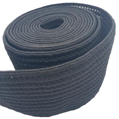 China High Tenacity 2022 Breathable Polyester Mesh Tape Knitted Webbing Elastic Band for Garment for sale