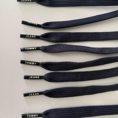 China Various Kinds Flat Wholesale Custom Colors Fashion Lace Customized Wide Polyester Flat Laces for sale