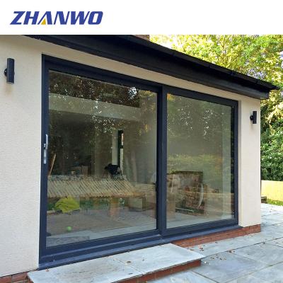 China New Styles Waterproof Pulley Aluminum Sliding Glass Door for sale