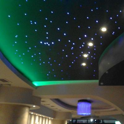 China New creative twinkle or shooting star fiber optic twinkle star ceiling for restaurant design light for sale