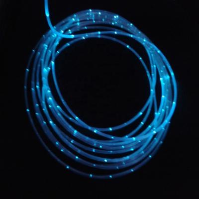 China PVC Multi-String Aluminum Side Emitting Fiber Optic Cable Lighting For Decoration for sale