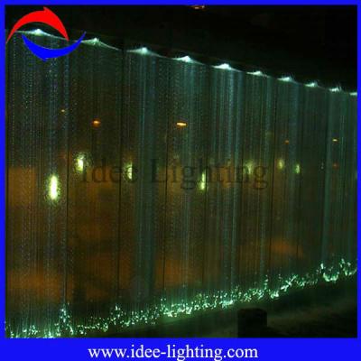 China PMMA LED Water Curtain Fiber Optic Light for sale