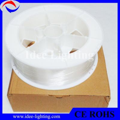 China Small Size Plastic LED Side Light Optical Fiber In Rolls for sale