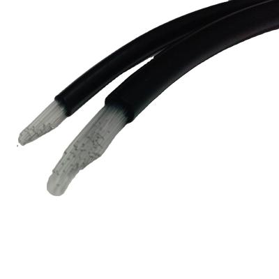 China LANDSCAPE 12*0.75mm Multicore Fiber Optic Cable 100m/roll With Black PVC For LED Pool Light for sale