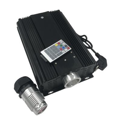 China Aluminum Alloy High Power 75W RGBW LED Fiber Optic Spotlight Light Source For Swimming Pool Light for sale