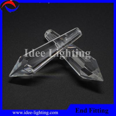 China High Quality Crystal Glass Fiber Optic Chandelier End Fitting for sale