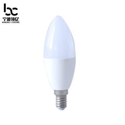 China Antique C37-5J 7W LED Candle Bulb Die Casting Alu And PC Shade Element for sale