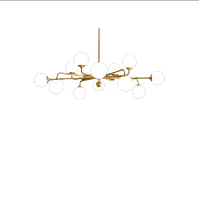 China Creative magic Bean Chandelier of modern simple modern bedroom lamp household chandelier living room lamps for sale