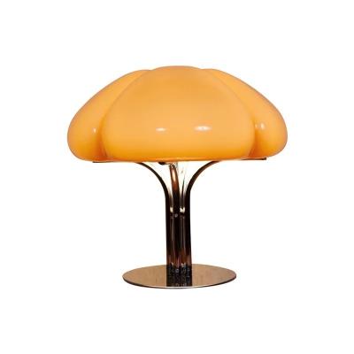 China Modern Antique Italy Desk Lamp Glass For Living Room Bedroom Egg Desk Lamp Holder Mushroom Desk Table Tart Light for sale