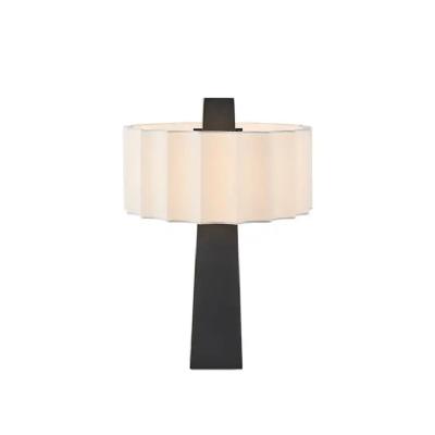 China Simple Modern Fashion Metal Table Lamp Bedroom Bedside Desk Art Design Decorative LED Lamp for sale