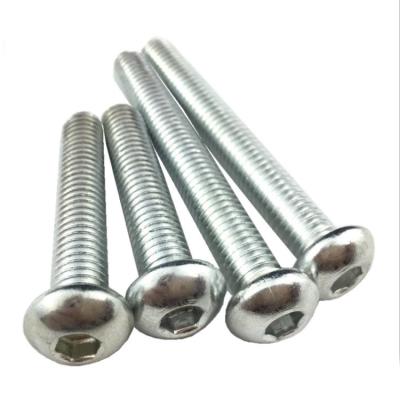 China ISO7380 Round HEX Knob / Hexagon Socket Metric Head Cap Bolts for sale