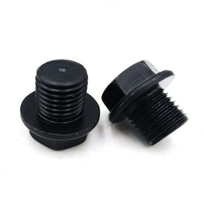 China Carbon Steel Flange Construction Nut With Galvanized Grade 4.8/8.8/10.9, Big Flange Plug Cap Black Bolt for sale